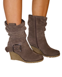 Suede boots