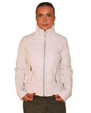 White leather jacket
