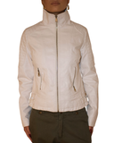 White leather jacket
