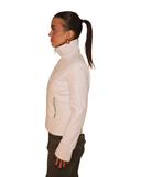 White leather jacket