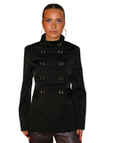 High neck blazer