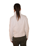 White leather jacket