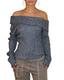 Off the shoulder sweater