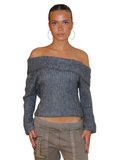 Off the shoulder sweater