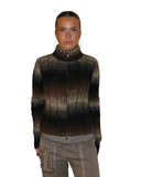 High neck sweater