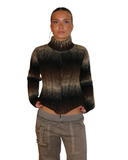 High neck sweater
