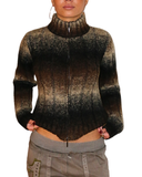High neck sweater