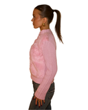 Pink zip-up