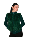 Fur zip-up