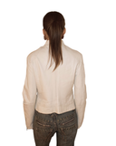 White leather jacket