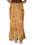 Suede skirt