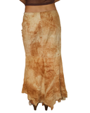 Suede skirt